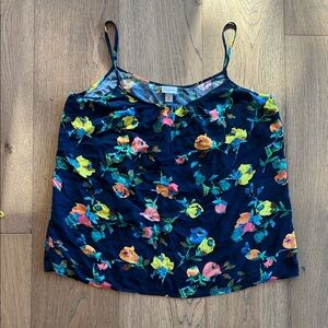 Merona Breezy Floral Spaghetti Strap Top